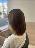 カット×ナチュラルベージュカラー×トリートメント