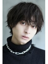 リップス 表参道店(LIPPS)&nbsp;メンズミディアムウルフ【ニュアンスパーマ】ツーブロック