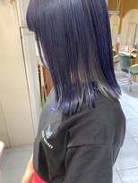 ネオリーブカフ 鶴ヶ峰店(Neolive caff)&nbsp;切りっぱなしボブ × ハイトーンカラー