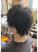 無造作メンズパーマ