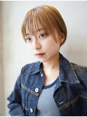 マッシュショート/ショートボブ/丸みショート
