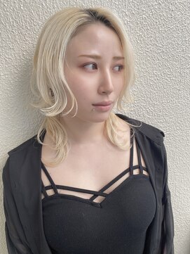 リアイス(Re:ICE) サイドパート抜きっぱなしブロンドウルフ