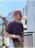 束感ショート 波巻き ハイライト マッシュパーマ