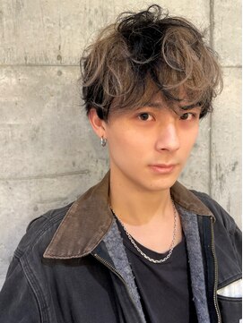 ロンドフルール 大宮東口(Lond fleur) メンズハイライト×無造作マッシュ