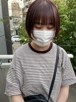 ツイギー 宮西店(TWiGGY) ショートウルフ×レッドブラウンカラー