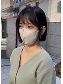ゆるまきタッセルカット/タッセルカット/タンバルモリ/韓国ボブ