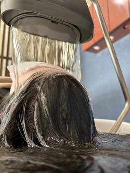 ミアン(mian)の写真/《頭の温泉×頭浸浴》導入サロン★頭皮と髪の汚れを除去しカラーのもちもアップUP◎髪も心もリフレッシュ♪