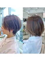 アンド ストーリーズ(&STORIES)&nbsp;絶壁解消ショート×ひし形小顔×30代40代50代×ショートボブN