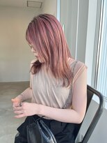 オト(oto)&nbsp;ハイトーンカラー　ピンクベージュ　ダブルカラー