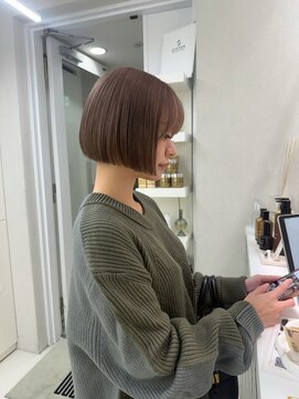 ガガ 心斎橋(GAGA) 韓国/ハイトーンカラー/ワンホンヘア/レイヤーカット/髪質改善