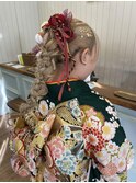 【大宮】成人式ポニー、編みおろしアレンジ