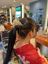 ティーワン 神埼店(T-one) ▼成人式ポニーテール