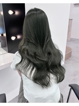 ノー バイ イオエ 西梅田(no. by ioe) ブリーチなしカラー/髪質改善/ミルクティーベージュ/小顔ヘア