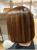 ボブ内巻きストレート