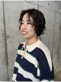ショート×パーマ