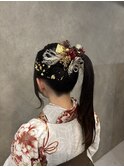 ヘアセット＋袴着付