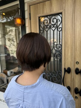 チョコレート(chocolate) 髪質改善大人可愛い20代30代40代50代ショートボブ