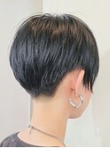 直毛さんが映える刈り上げ束感ショート×骨格似合わせ　フクザワ
