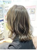 髪質改善 ナチュラルパーマ マッドベージュ