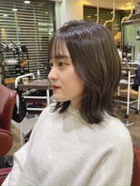 コロレ(COLORE)&nbsp;オリーブブラウンとミディアムヘア