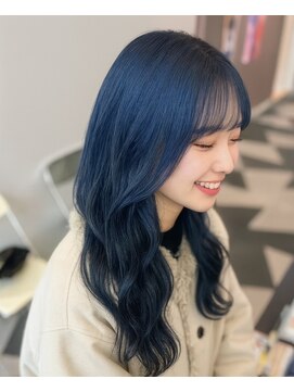 ヌードルバイコア(noodle by CoRe.gn) 髪質改善透明感ネイビーブルー