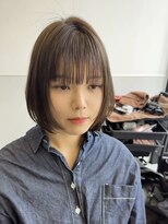 ゴウトゥデイシェアサロン 町田店(GO TODAY SHAiRE SALON)&nbsp;レイヤーボブ×ヘーゼルベージュ