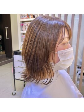 アンフィ 稲田堤(Anphi) 切りっぱなしボブ