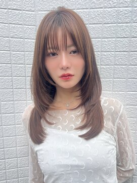 リベルテ(LIBERTE) Liberte銀座 銀座レイヤーカット×チョコレートブラウン