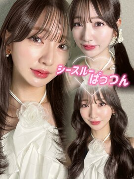 ボタン ハカタ(VOTAN hakata) 【ろみおStyle】シースルーぱっつん/前髪/顔周りカット/福岡