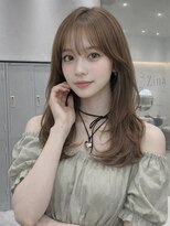 ジーナ 京都駅前(Zina)&nbsp;レイヤーカット＊韓国ヘア＊【Zina 京都駅前店】 真鍋
