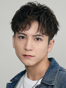 フィフス(fifth) 原宿スパイキーパーマメンズパーマセンターパートウルフ20代