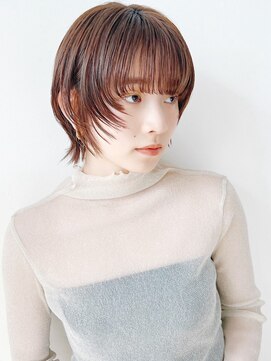 ルカリエ(LUCA:Rie) 透け感ショコラベージュ×エアリーショート