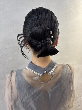 シュリット(schritt) ＊タイト　リボンヘア　ヘアセット＊　　　　渋谷　妹尾