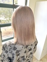 エクファ ヘア シェリル 草津 南草津店(ex-fa hair cherir) ミルクティーブロンド/ダークブルー/デジタルパーマ/南草津