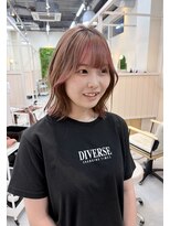 シダ(sida)&nbsp;「デザインカラー」ピンク×ミルクティベージュ