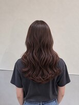 アンジー(Angee) レッドブラウン×ふんわりロング