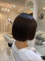 アッシュ 西荻窪店(Ash) 〈さらっとボブ〉ぷつっとボブ+オリーブ系ブラウンカラー