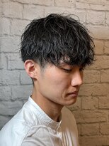 グレイスフルバーバー 新宿パークタワー店&nbsp;30代新宿メンズ◎理容室で無造作ニュアンスパーマ