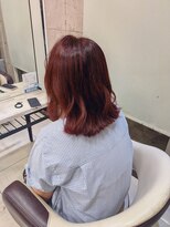 プログレス つくば店(PROGRESS by ヂェムクローバーヘアー)&nbsp;ゆる巻き×チェリーブラウン♪