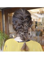 バグース 平塚(BAGUS)&nbsp;編み込みアレンジスタイル@20代/30代/40代/50代/60代