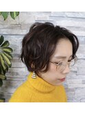 ナチュラルショートヘア