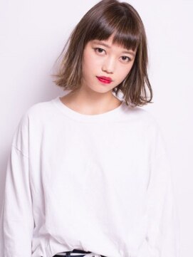 クアトログランシュ 水戸店(QUATRO×GranCieux) 外ハネ×デザインミディ