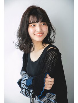 アンジュール(UNJOUR.) 【UNJOUR】暗髪×外ハネ 30代40代50代