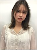 【astar】ミディアムストレート シースルーバング