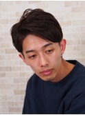 メンズかきあげツーブロック