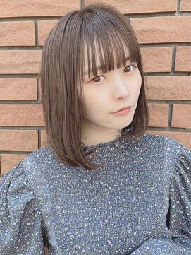 アンブル リュクス 池袋(amble luxe) 前髪/くびれ/イヤリングカラー/イメチェン/ラベンダーカラー