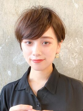 ロビー 表参道(ROBBY) 分け目なし大人マッシュショート/30代40代50代