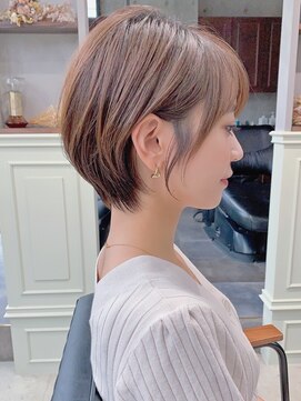 ザシー オモテサンドウ(The C) 30代40代50代◎大人ナチュラルレイヤーショートボブ 表参道 橋本