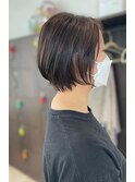 耳掛けショートボブ♪