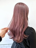 ジルスタジオ(JILL STUDIO)&nbsp;JILL STUDIO ハイトーンピンクベージュ×韓国風ロングヘア